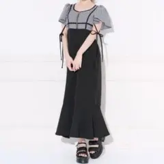 完売品】 XL 袖フレアマーメイドワンピース apres jour 授乳ワンピ
