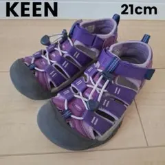 キーン ニューポートH2 パープル 21cm サンダル