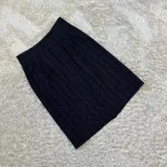 《マークジェイコブス》 サイズ2 ツイード スカート ブラック ファスナー