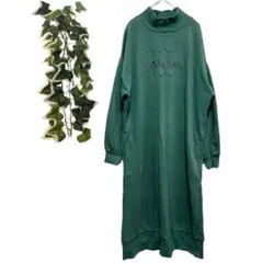 【F】 カンゴール フリーズマート ロングワンピース モックネック 裏起毛 古着