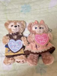 ダッフィー & シェリーメイ ぬいぐるみ2012年バレンタイン限定