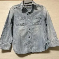 フィスのシャツ　ダンガリー　130