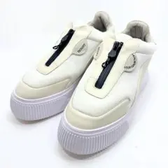 nouer × VEGE 厚底 スニーカー ジップ スリッポン 撥水 24cmのサムネイル