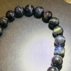 ブルータイガーアイ　ブレスレット　8㍉　天然石　パワーストーン　WG7