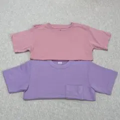 UNIQLO/無印良品 Tシャツ 2枚セット 120 130