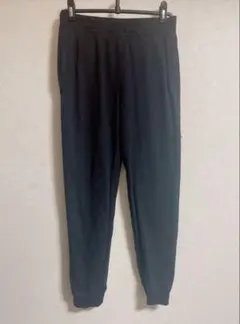 올드 네이비 조거 팬츠 리브 밑단 무지 블랙 S사이즈