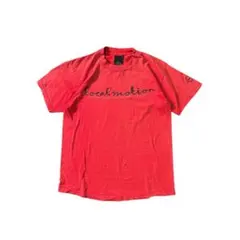 7SM5 フロントプリント　半袖Tシャツ　赤　ストリト　古着used