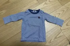 MIKI HOUSE DOUBLE_B 長袖Tシャツ ボーダーのサムネイル