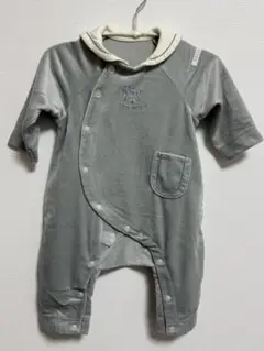 apres les cours 襟付きグレーロンパース