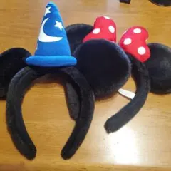 ディズニーミニーマウス カチューシャペアセット