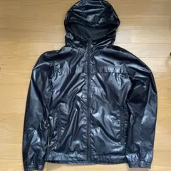OLD UNIQLO フード付きナイロンジャケット S 黒