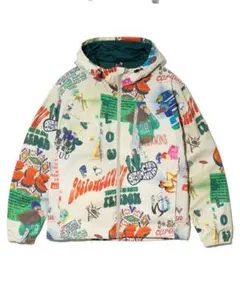 【新品未使用】ゴースローキャラバン　総柄プリントパーカーJKT Mサイズ