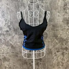 人気✨アルマーニエクスチェンジ【M/L】キャミソール ニット サイドロゴ