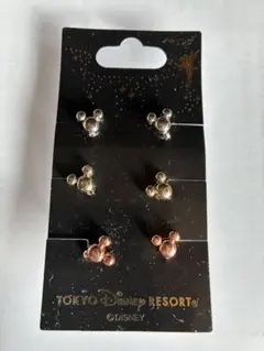ディズニー ミッキー イヤリング3点セット