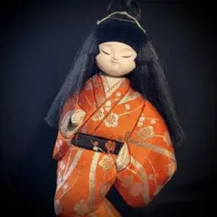 可愛いお顔 古い市松人形 清山作 約32センチ - メルカリ