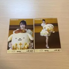 ≒JOY 山野愛月 ポムポムプリン コラボ 生写真 3枚セット コンプリート