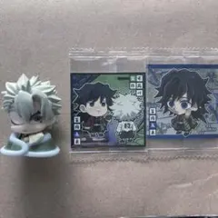 鬼滅の刃ディフォルメシールウエハース其ノ十二冨岡義勇不死川実弥おはぎおねむたん