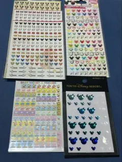 Disney ミッキー・ミニーシール　まとめ売り　ラインストーン　スケジュール