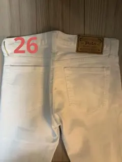 PORO RALPH LAUREN スキニーデニム　白のサムネイル