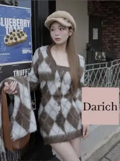 Darich　アーガイルニットアンサンブル
