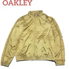 OAKLEY オークリー 刺繍ロゴ スカル ジャケット アウター ゴールド