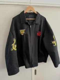 在庫セール】スーベニアジャケット ベトジャン60s70s復刻虎と福の刺繍