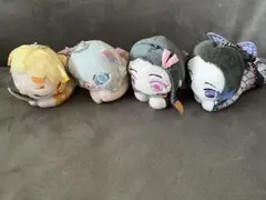 鬼滅の刃　寝そべり禰豆子　我妻善逸　胡蝶しのぶ　マスコット　キーホルダー