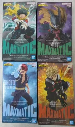 MAXIMATIC 緑谷出久、爆豪勝己 、轟焦凍フィギュア