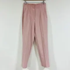 美脚✨　ザラ　ZARA 大人可愛い♡ くすみピンク ハイウエストパンツ【935】