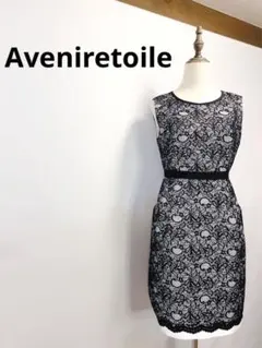 【極美品】Aveniretoile ブラックレースワンピースA