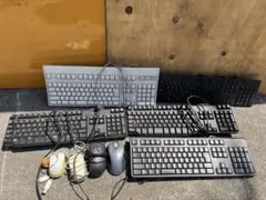 送料無料！！キーボード5個 マウス4個セット！！
