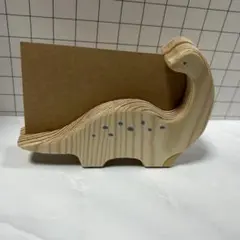 恐竜　木製　メモスタンド　写真立て　デスク飾り