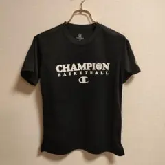 Champion kids バスケットボール Tシャツ ブラック
