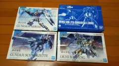 HGガンプラまとめ売り4点 アトラスガンダム デスサイズ 百式