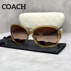 COACH Y2K Sunglasses Signature C Brown