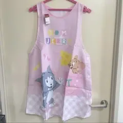 Tom and Jerry エプロン ピンクのサムネイル