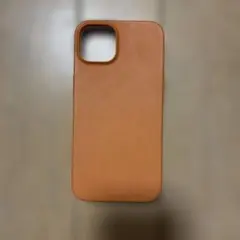 無印良品　iPhoneケース　オレンジ