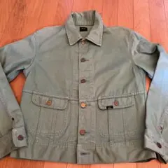 Lee 高密度サテン生地トラッカージャケット ミントグリーンカラー　ウェスターナ