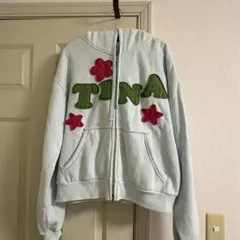 裏起毛 ロゴパッチワーク フーディー TINA：JOJUN - メルカリ