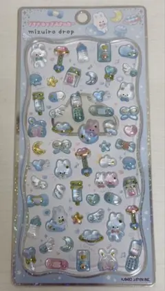 正規品 プチドロップステッカー mizuiro drop うさぎ 匿名配送