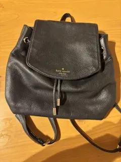 kate spade NEW YORK レザー バックパック ブラック