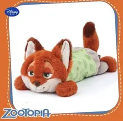 ズートピア　ニック　ふわふわぬいぐるみ　ペンケース