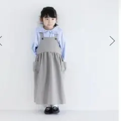 新品　ローリーズファーム　キッズ　ジャンパースカート　ブラウン　110 120