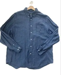 NAUTICA チェック柄 長袖シャツ XL