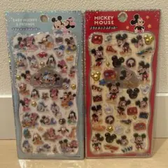 正規品　新品未使用　プチドロ　2枚組　ベビーミッキー　ミッキーマウス　ディズニー