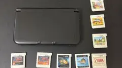 ニンテンドー3DS LL ブラック ジャンク　カセット付き