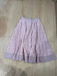 【値下げしました！】Tocco closet 薄いピンク レーススカート