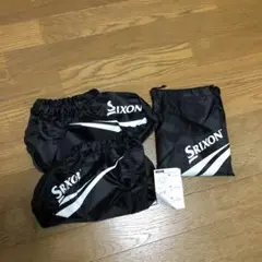 カッパ着用　Srixon シューズカバー