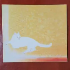 白い猫 絵画 アート インテリア