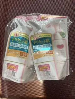 カウブランド 無添加 メイク落としミルク つめかえ用 130mL 2個セットのサムネイル